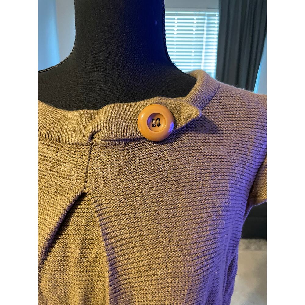 Derek Heart Brown Sweater Dress Size 2X Cozy Knit Long Sleeve - Picture 3 of 4